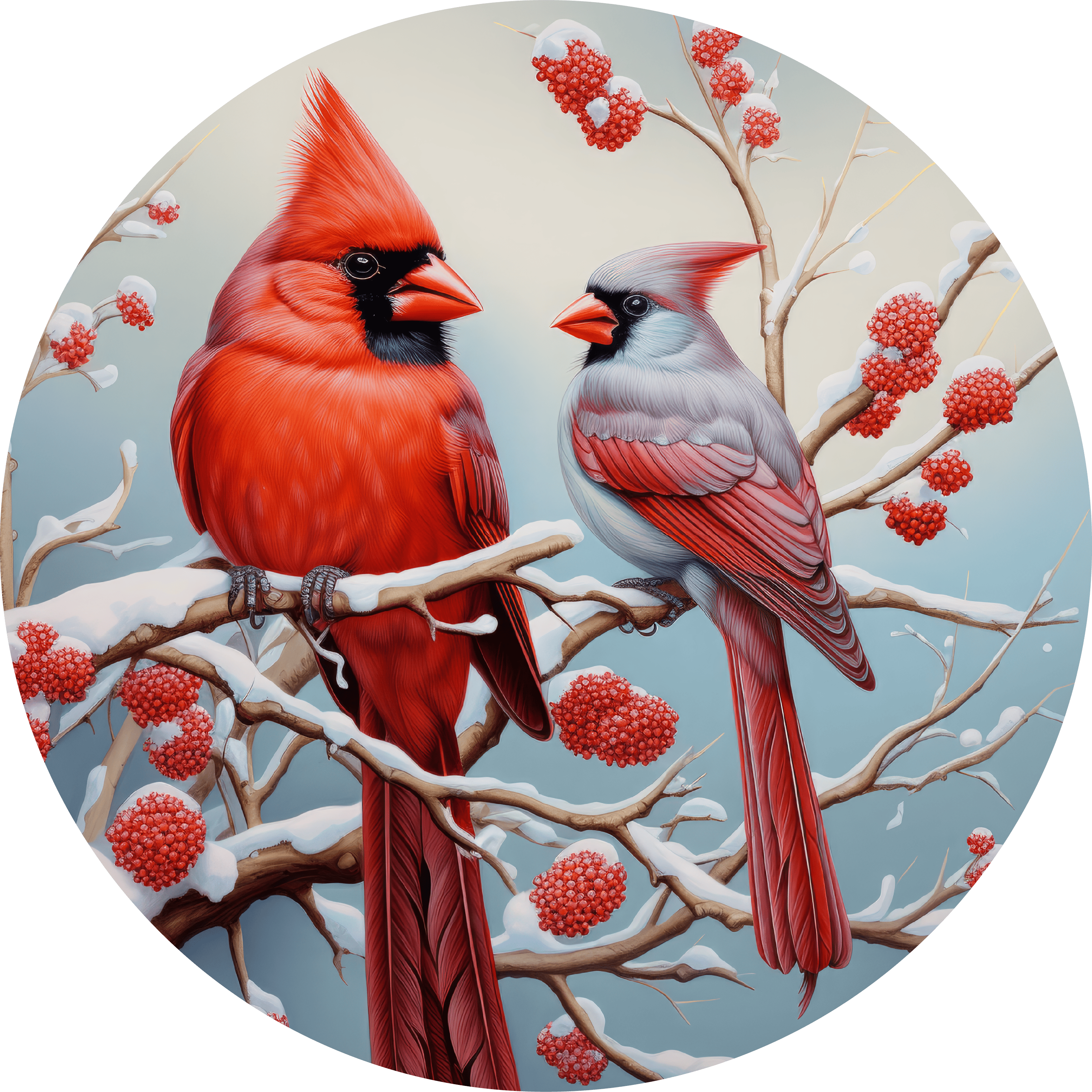 Cardinals Winter Spinner