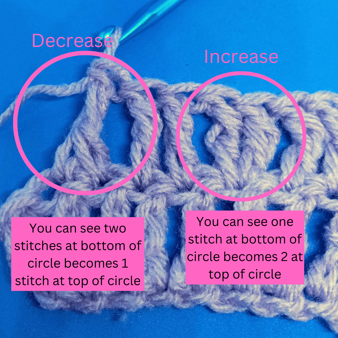 Learn how to crochet decrease 3 basic crochet stitches