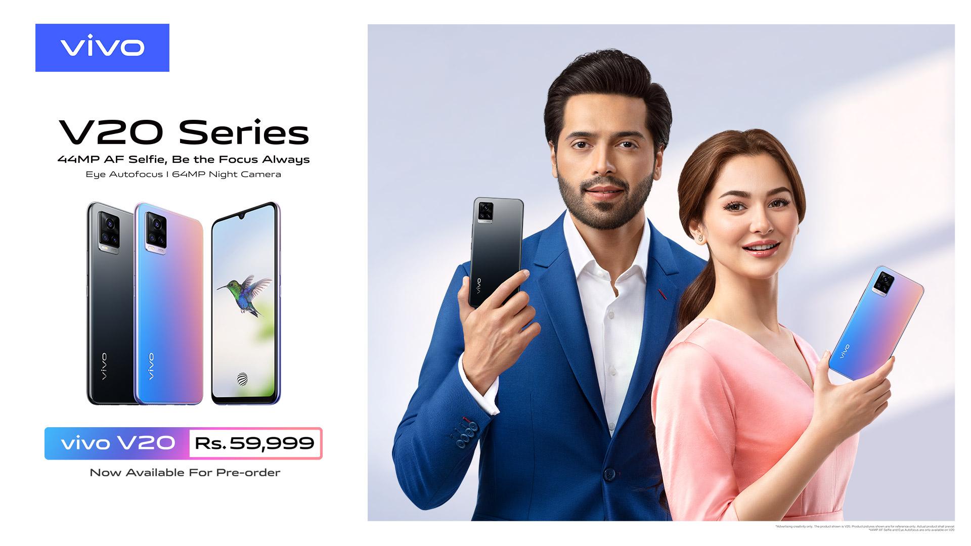 vivo Launches V20 in Pakistan, 44MP Eye Autofocus, 7.38mm Ultra Sleek and 64MP Night Camera