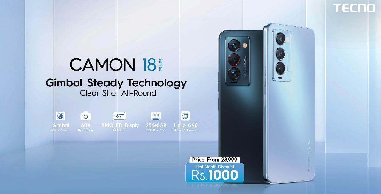 TECNO brings massive discounts with the Camon 18 series launch