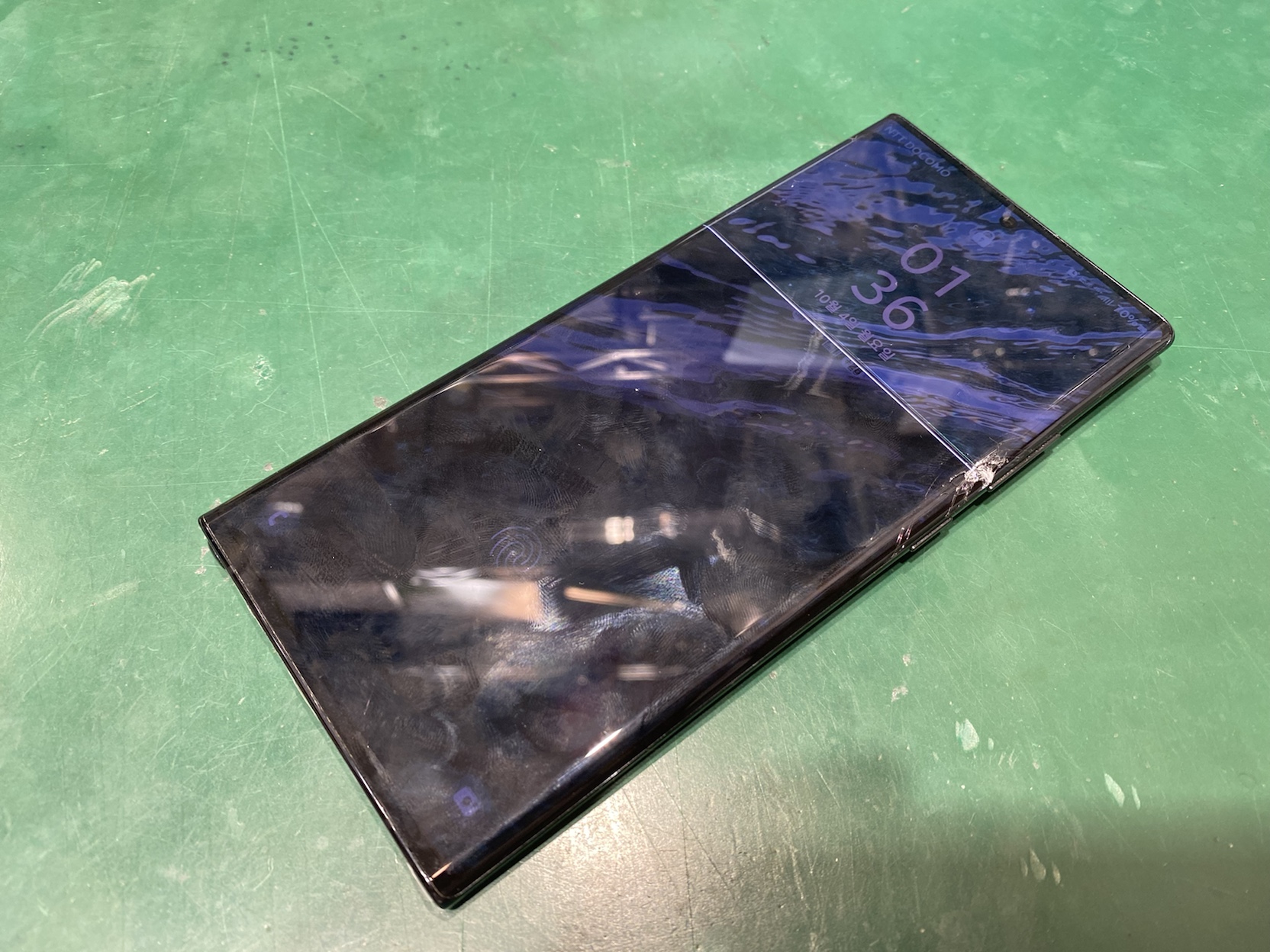 SAMSUNG - Galaxy note20ultra 国内版 【画面割り有り】 Galaxy Note20 Ultra】画面割れ、液晶表示がおかしいなと思っ
