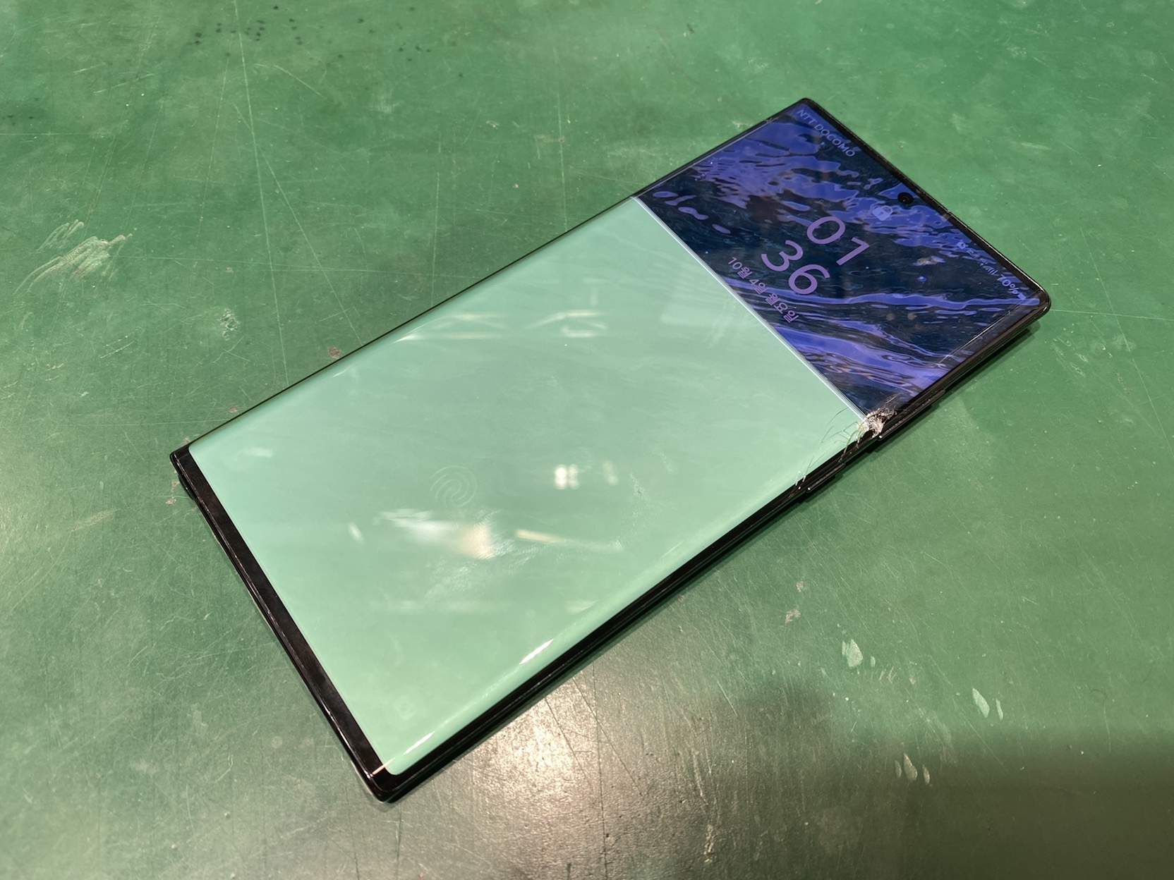 SAMSUNG - Galaxy note20ultra 国内版 【画面割り有り】 Galaxy Note20 Ultra】画面割れ、液晶表示がおかしいなと思っ