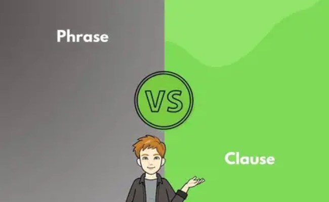 8 Key Differences Between A Phrase And A Clause With Examples ...