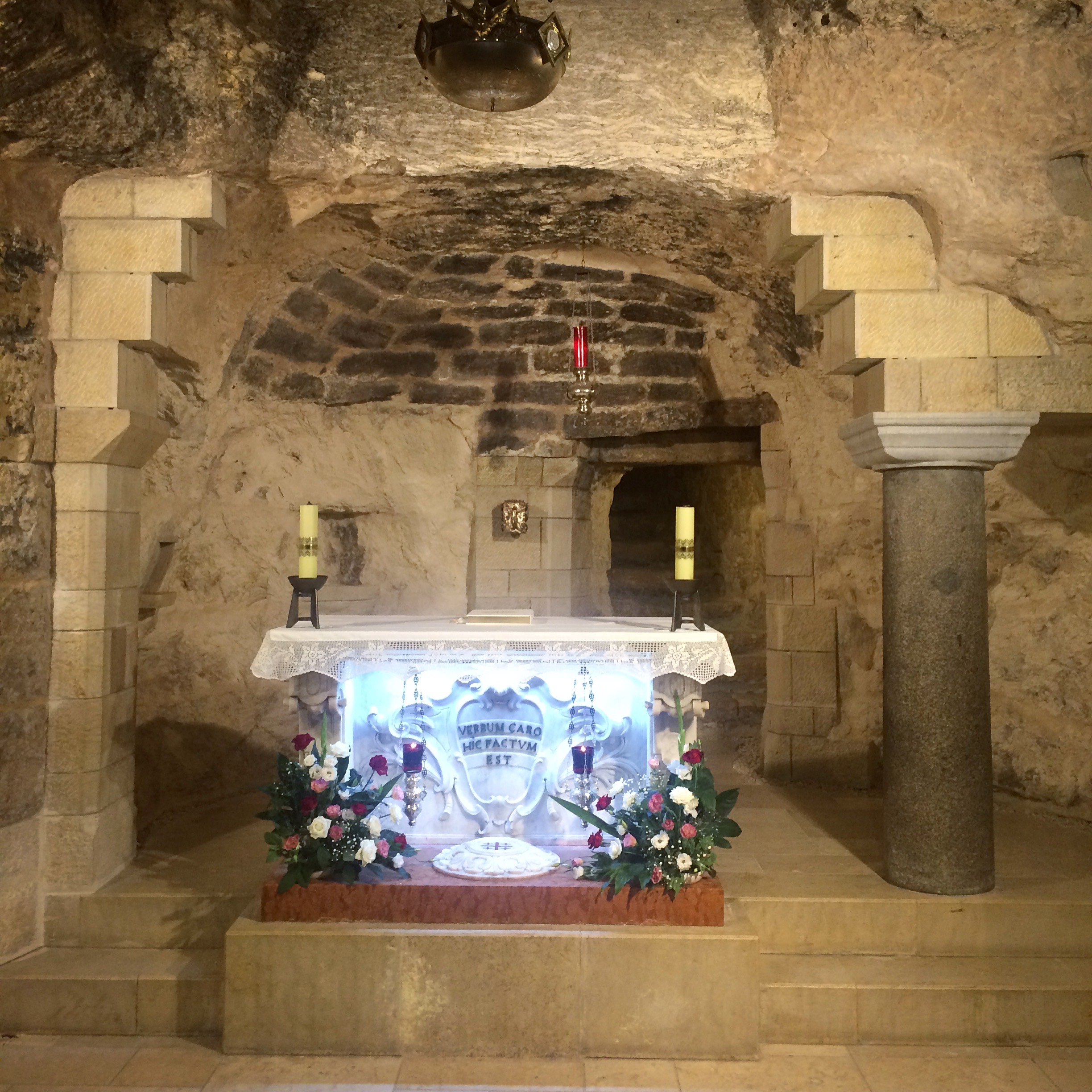 Mary's house in the Church of the Annunciation