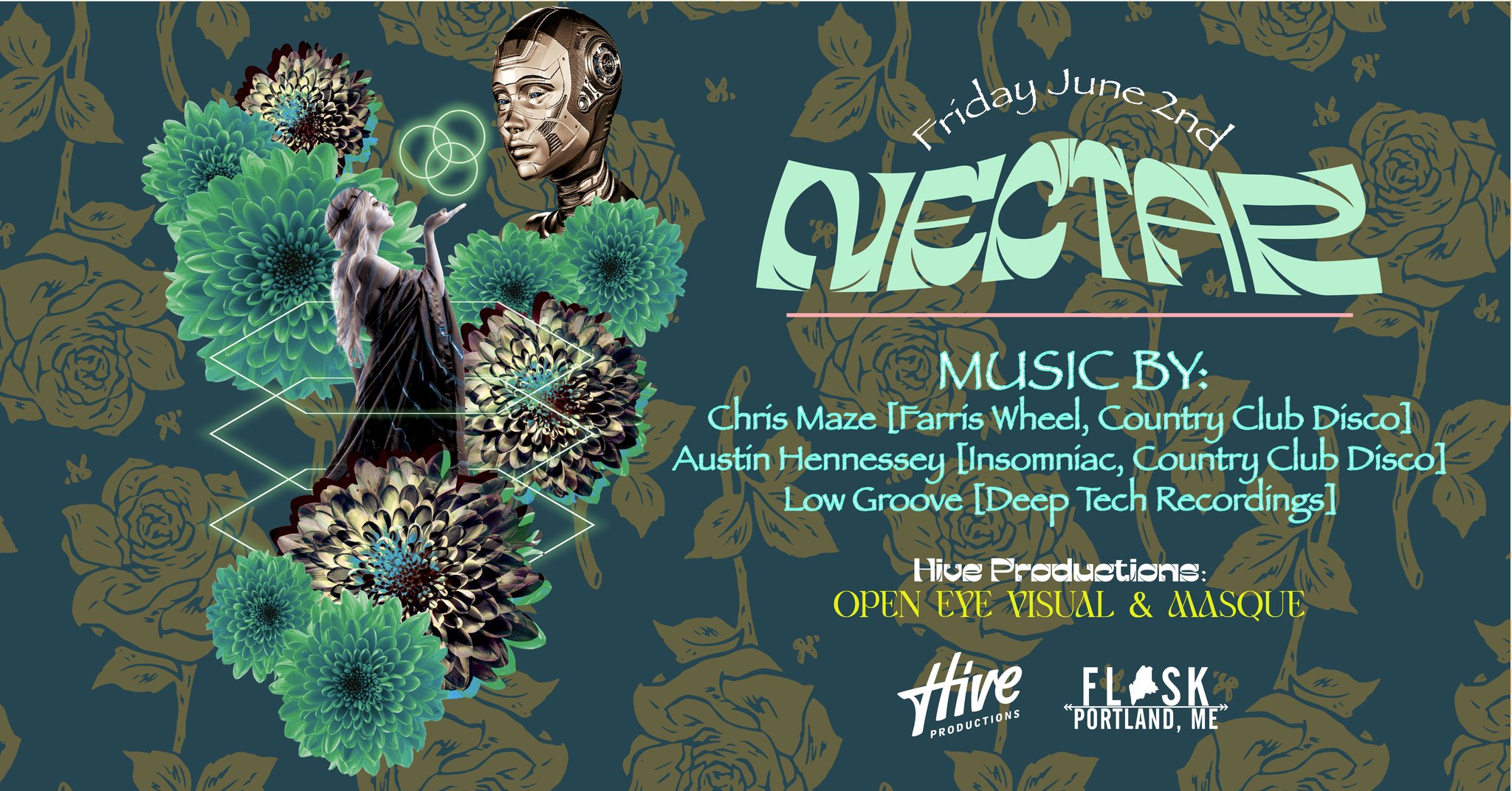 Nectar Featuring Low Groove, Austin Hennessey, Chris Maze Flask