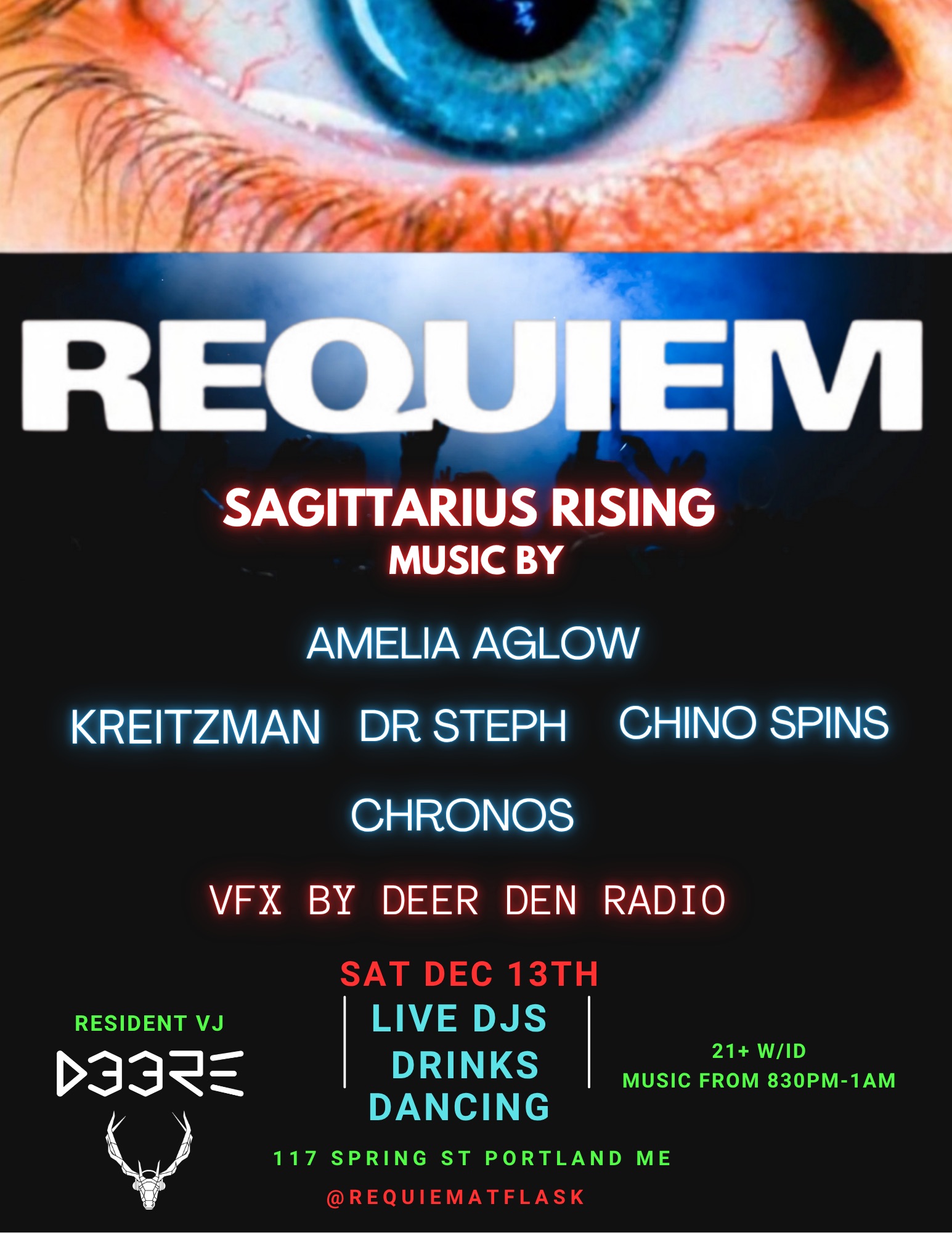 Requiem – Sagittarius Rising ft. Amelia Aglow, Chronos, Chino Spins, Dr Steph, & Kreitzman
