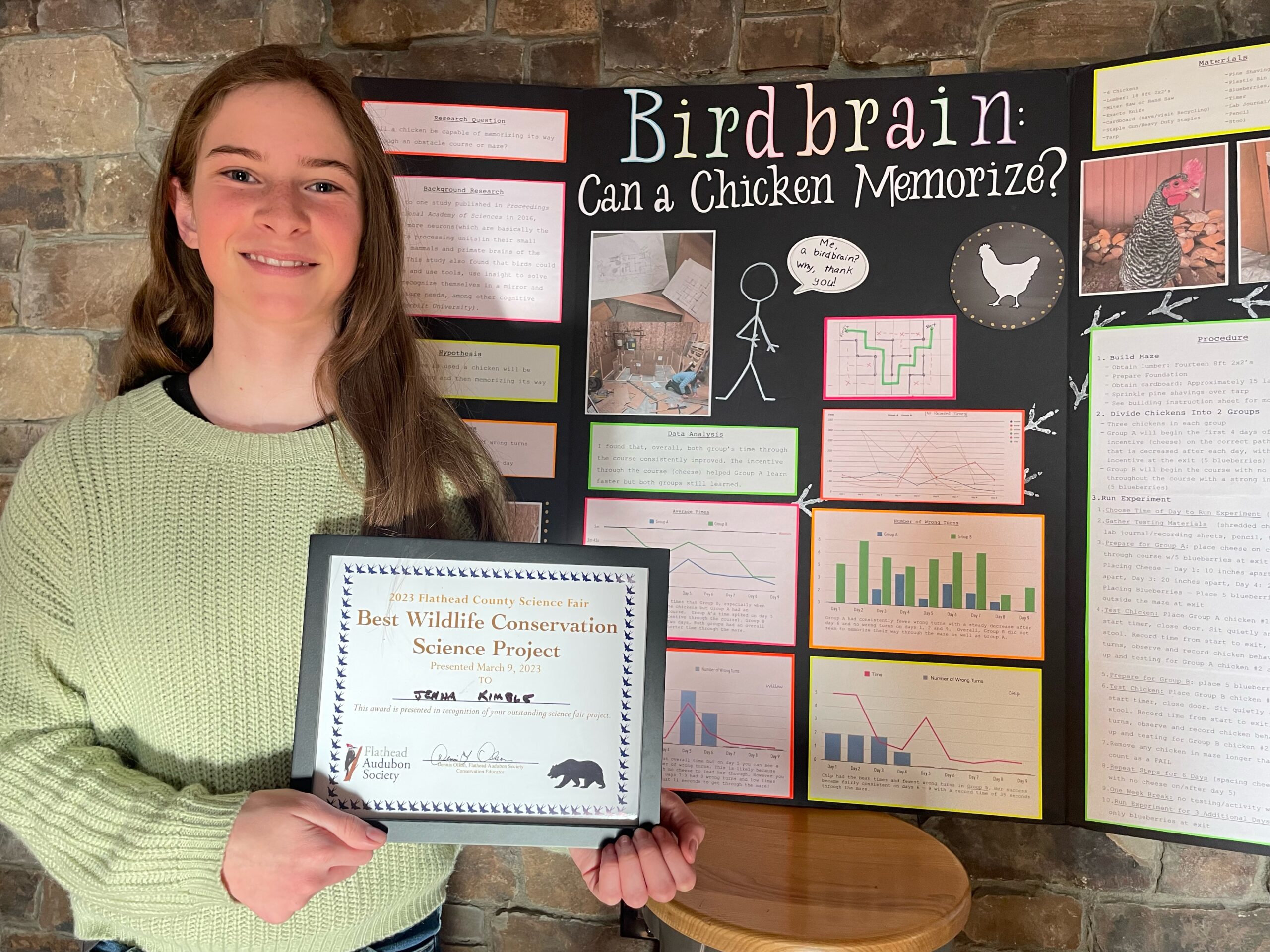 2023 Flathead County Science Fair Awards - Flathead Audubon Society