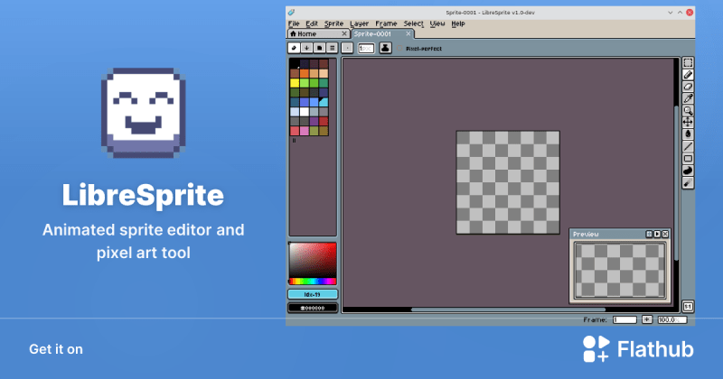 Install Libresprite On Linux Flathub - Artistic Space Design - Desktop