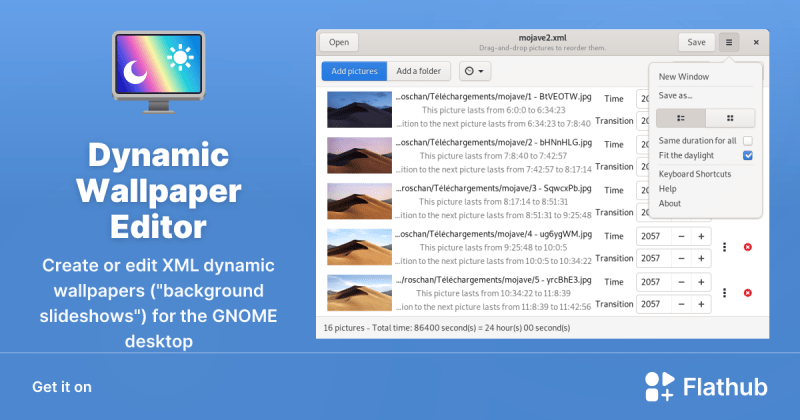 Wallpaper Selector Flathub - Mobile Space Photos for Desktop