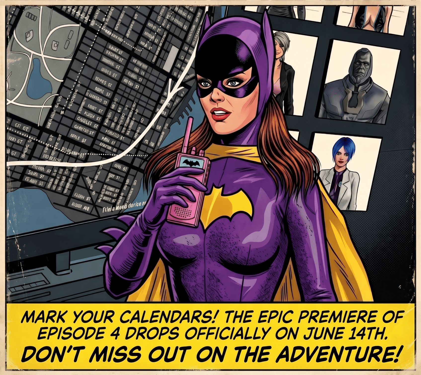 3D Batgirl and Catwoman adventures: Hot Off the Press!