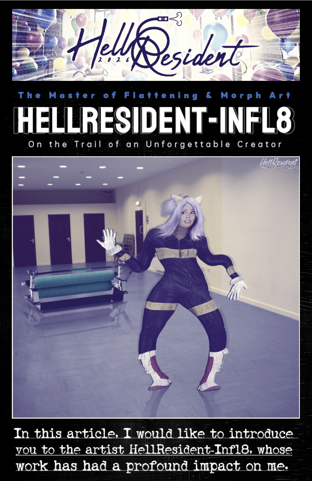 hellresident-infl8: Master of Flattening and Woman Body Morph Art