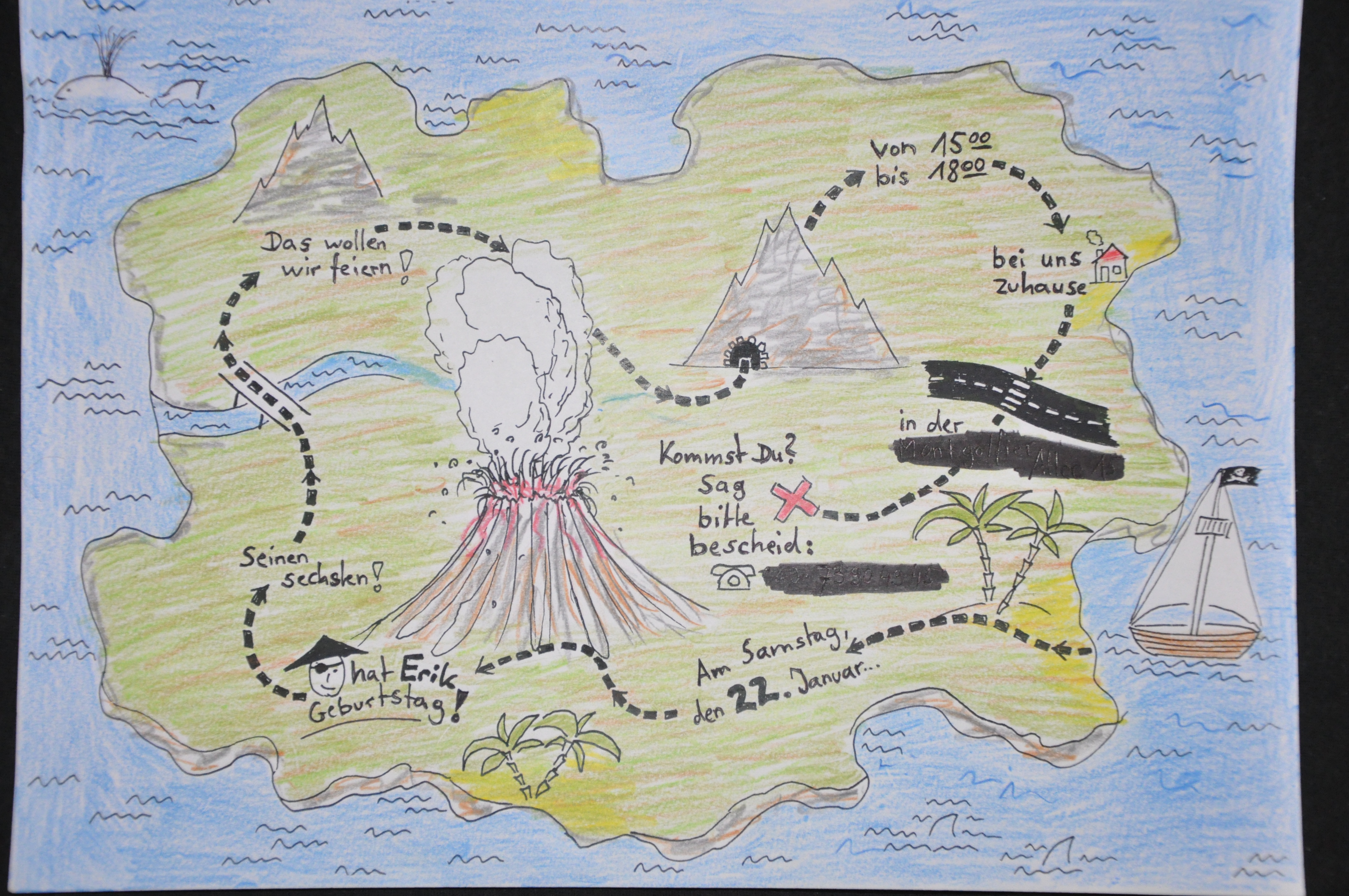 Schatzkarte Basteln Schatzkarte Fur Den Kindergeburtstag Selber Machen