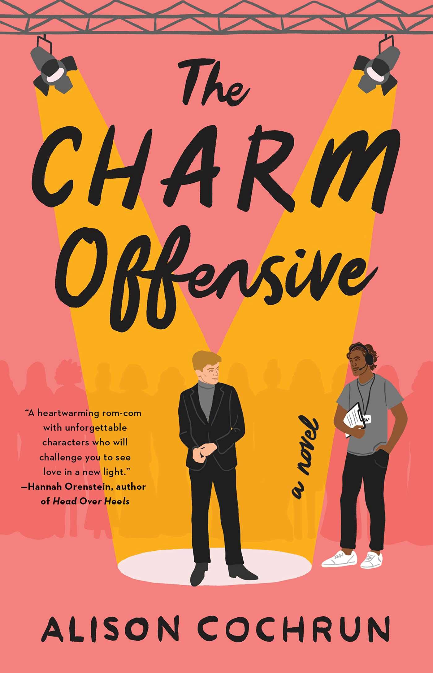 The book cover for The Charm Offensive by Alison Cochrun