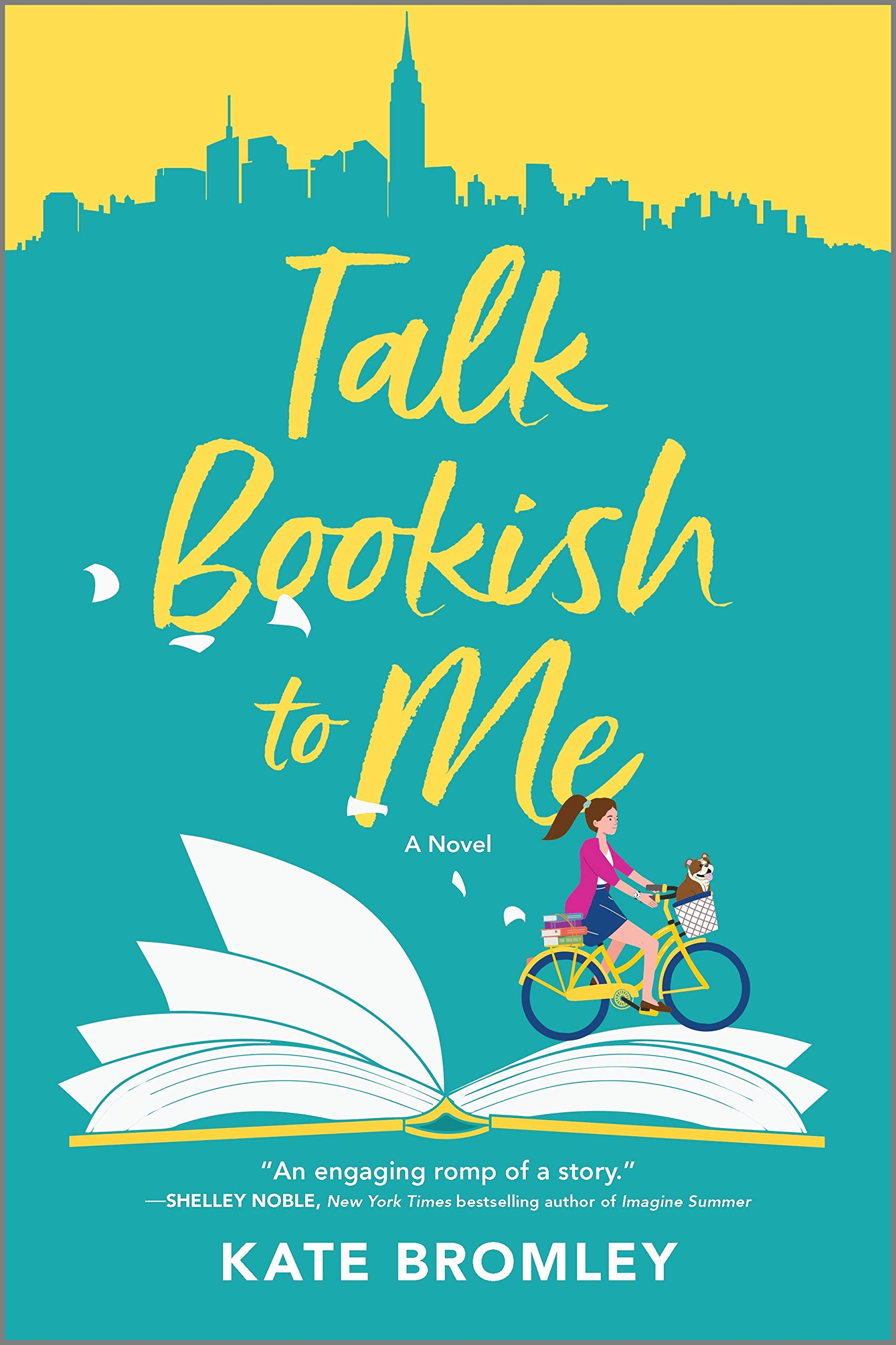 The cover for the book Talk Bookish to Me by Kate Bromley