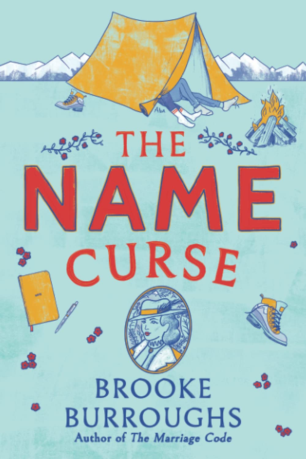 The cover for book The Name Curse by Brooke Burroughs