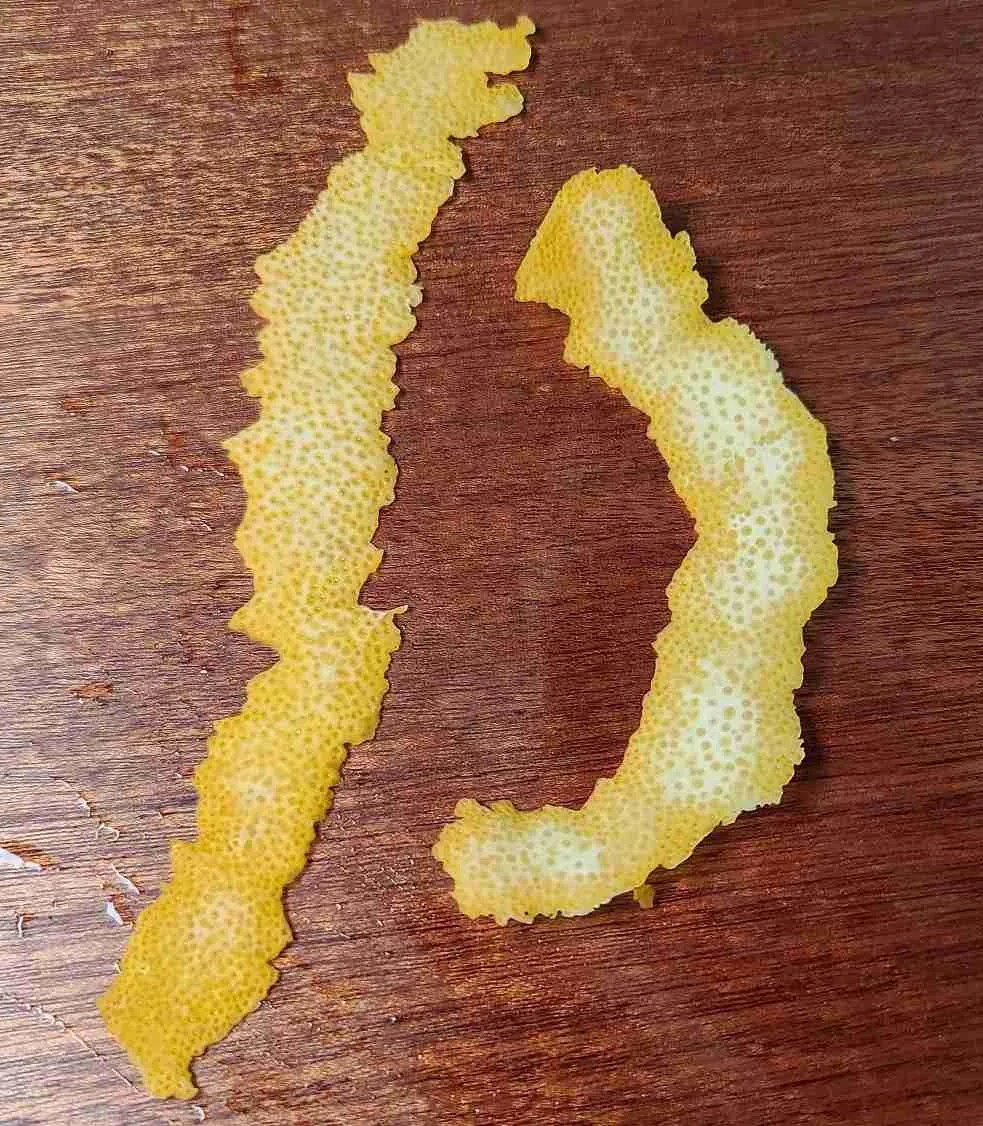 lemon peels