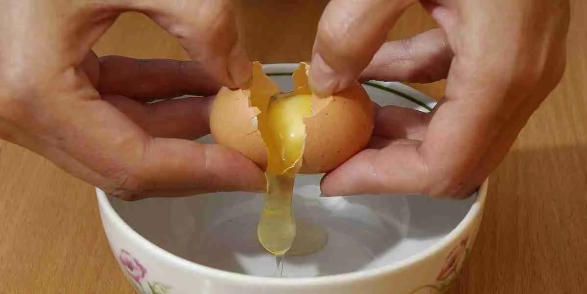 cracking eggs