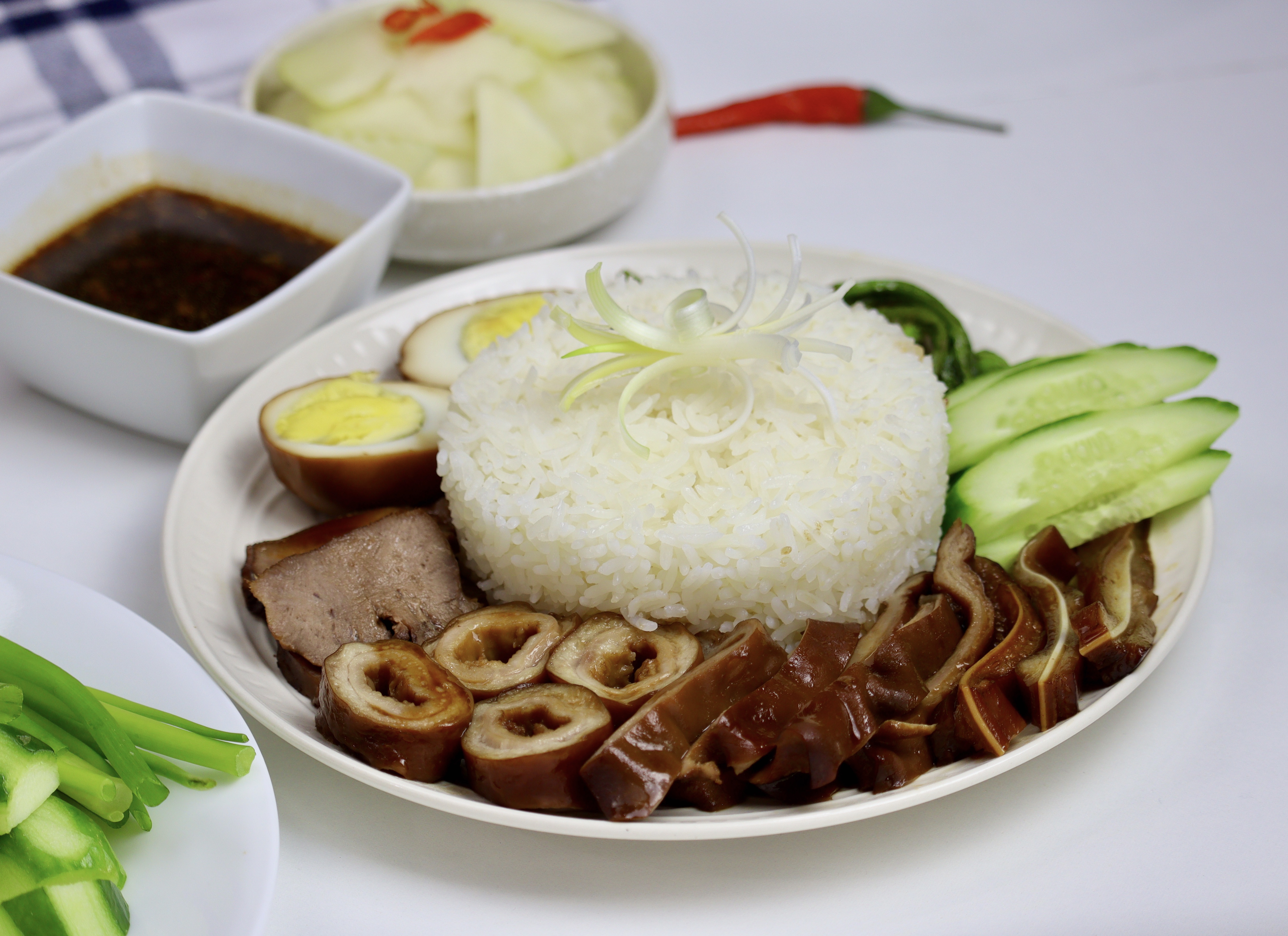Braised Pork Organs Rice - Flavourfully Good