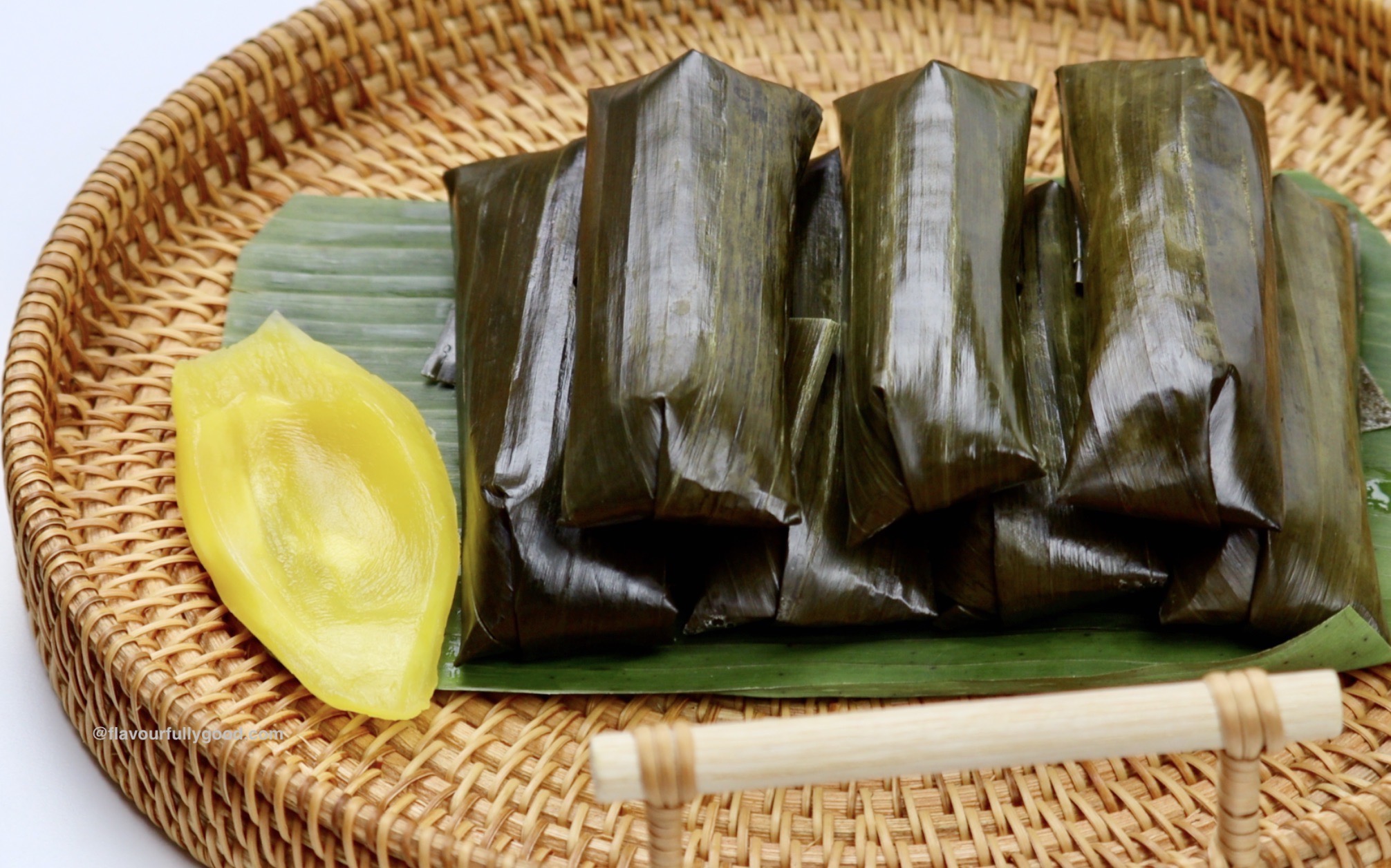 Jackfruit Sticky Rice Steamed Sticky Rice with Jackfruit - Flavourfully Good