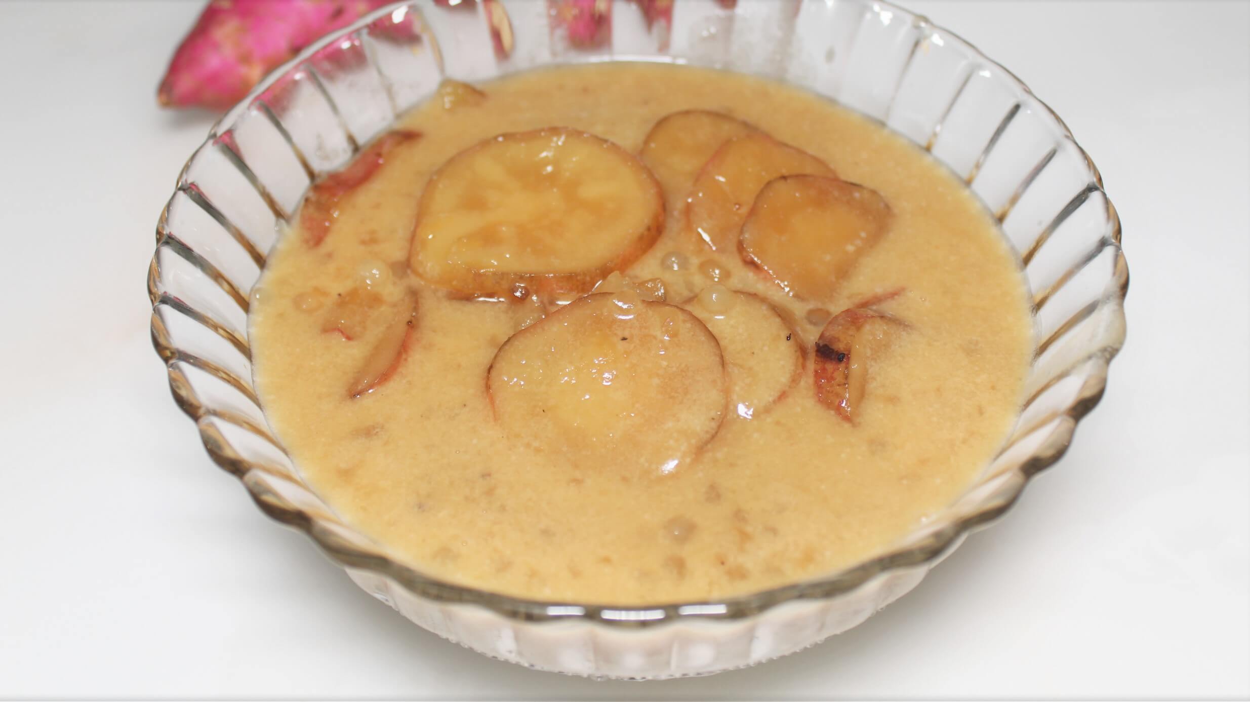 Sweet Potatoes and Coconut Milk Recipe Sweet Potato Sago Dessert