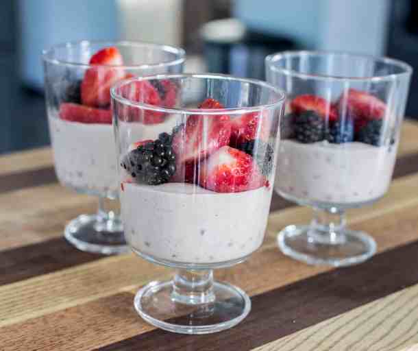 Tapioca with Berries
