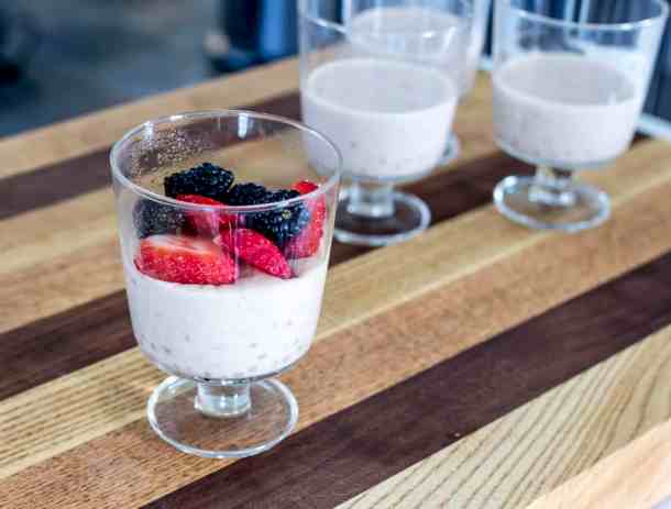 Fresh Berries on Tapioca