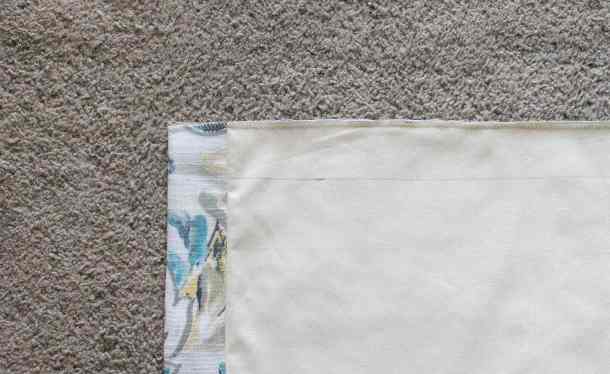 roman shade finish top edge