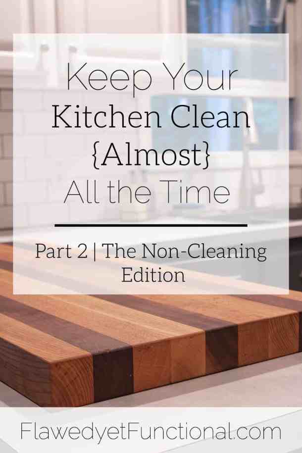 keep your kitchen clean