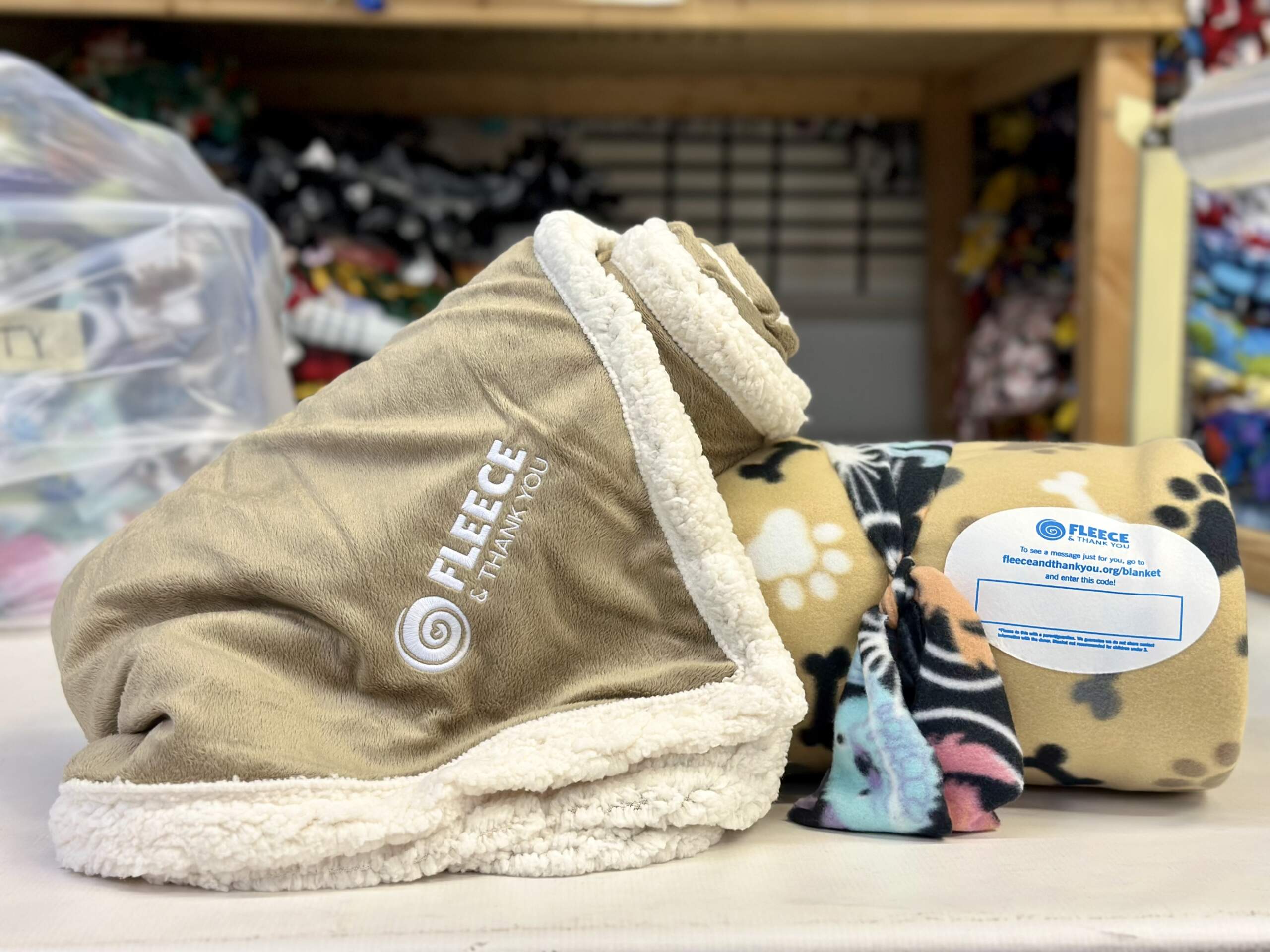 Fleece & Thank You Premium Lux Blanket + Blanket Kit - Image 2