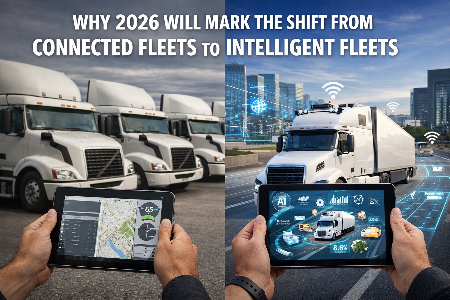 Why 2026 Will Mark The Shift From Connected Fleets To Intelligent Fleets Connected To Intelligent Fleets 2026 