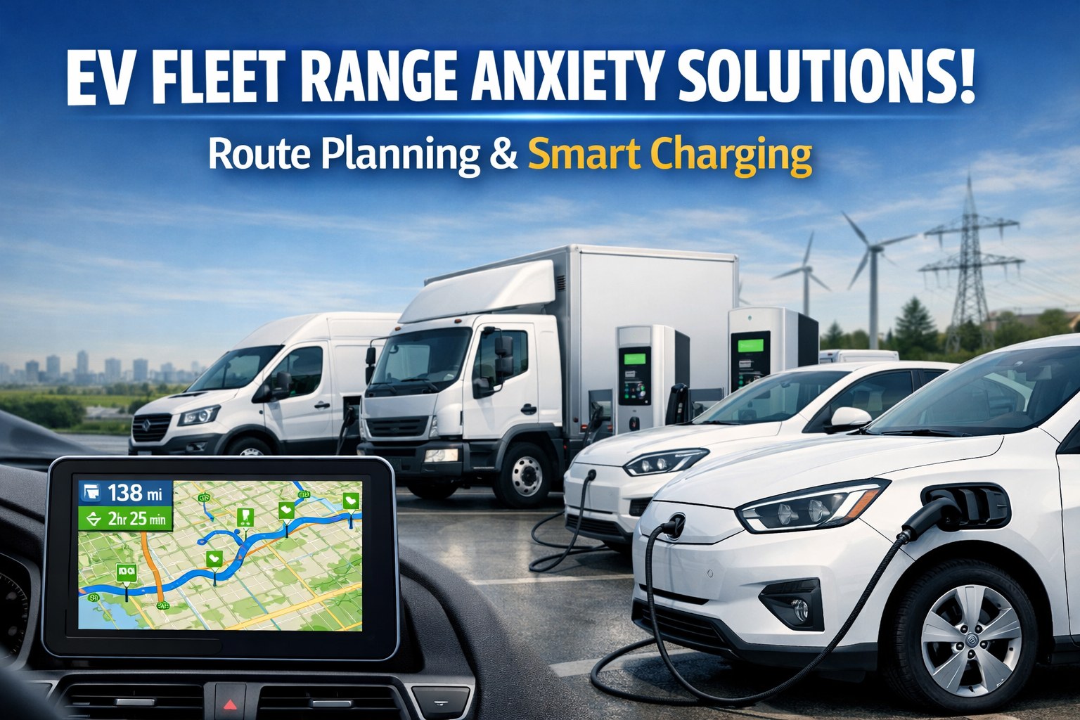 EV Fleet Range Anxiety Solutions Route Planning Smart Charging Ev Fleet Range Anxiety Solutions 