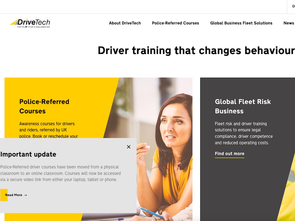DriveTech promotes global driver risk focus with redesigned website