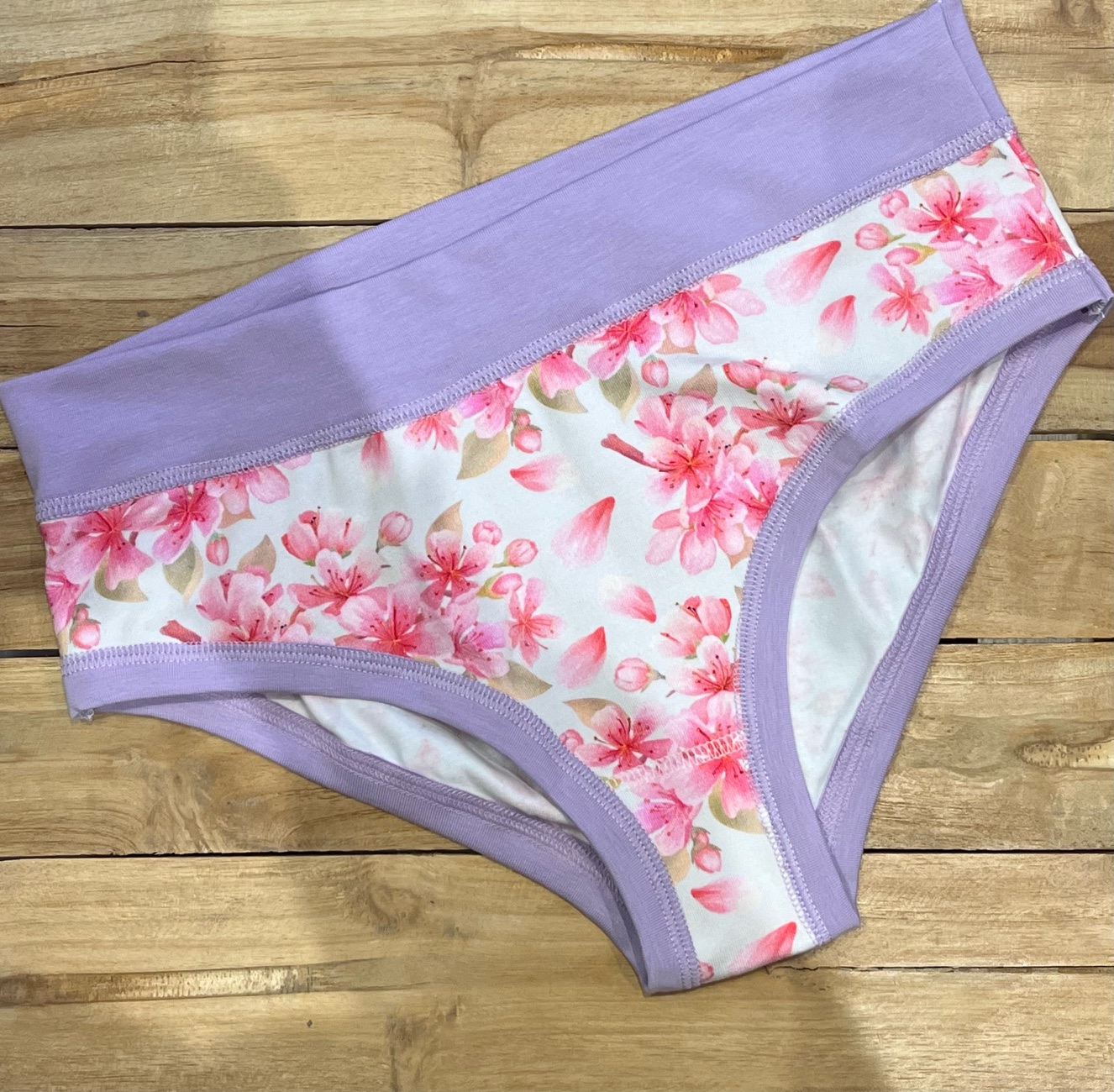 culotte fleurs rose/violette colorio