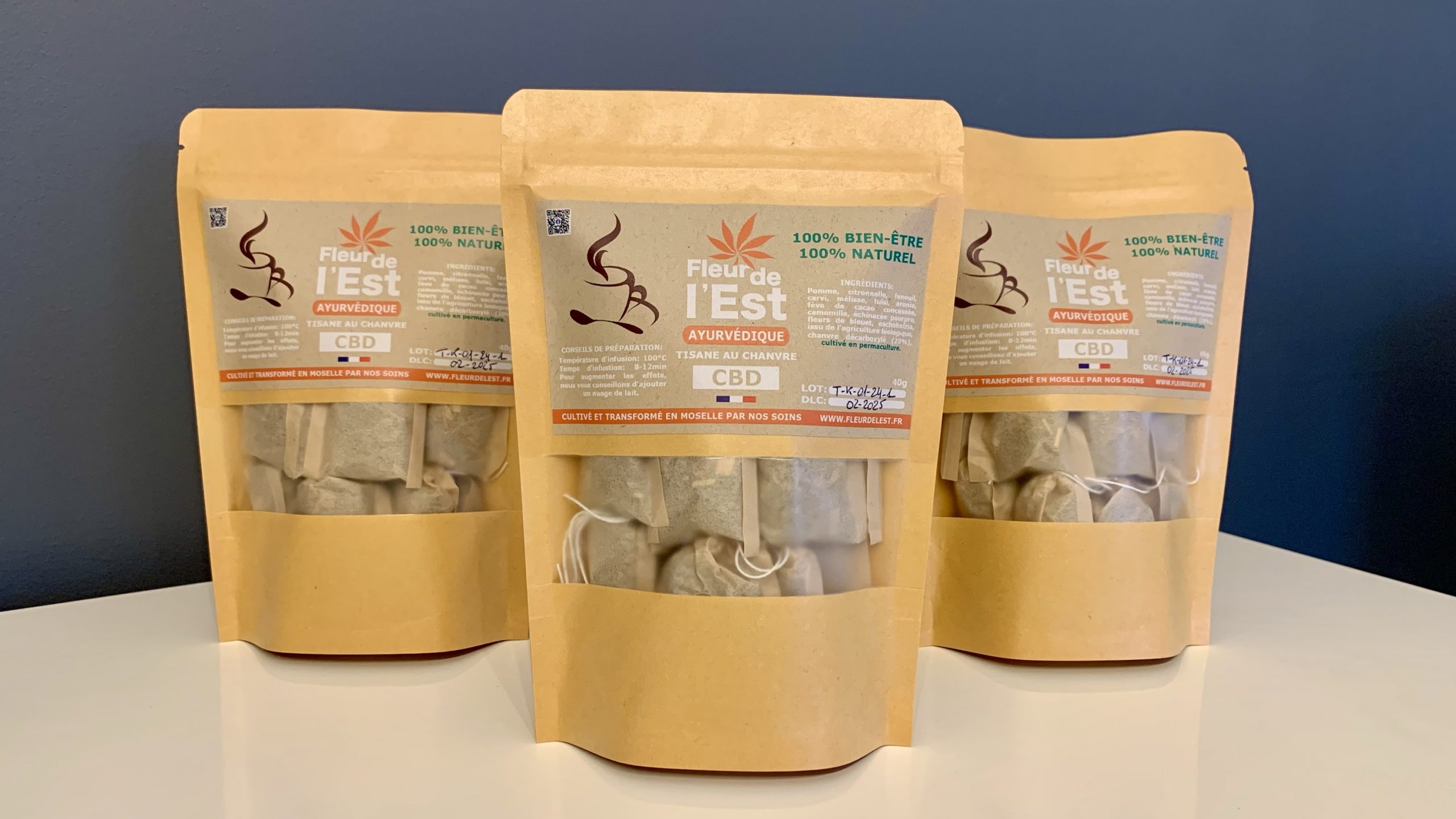 Tisane Verveine cintronée et Menthe verte au CBD 45%