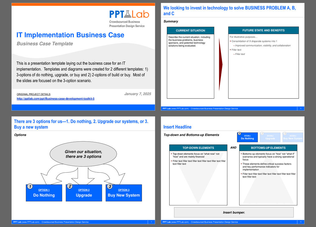 It Implementation Business Case 37 Slide Powerpoint