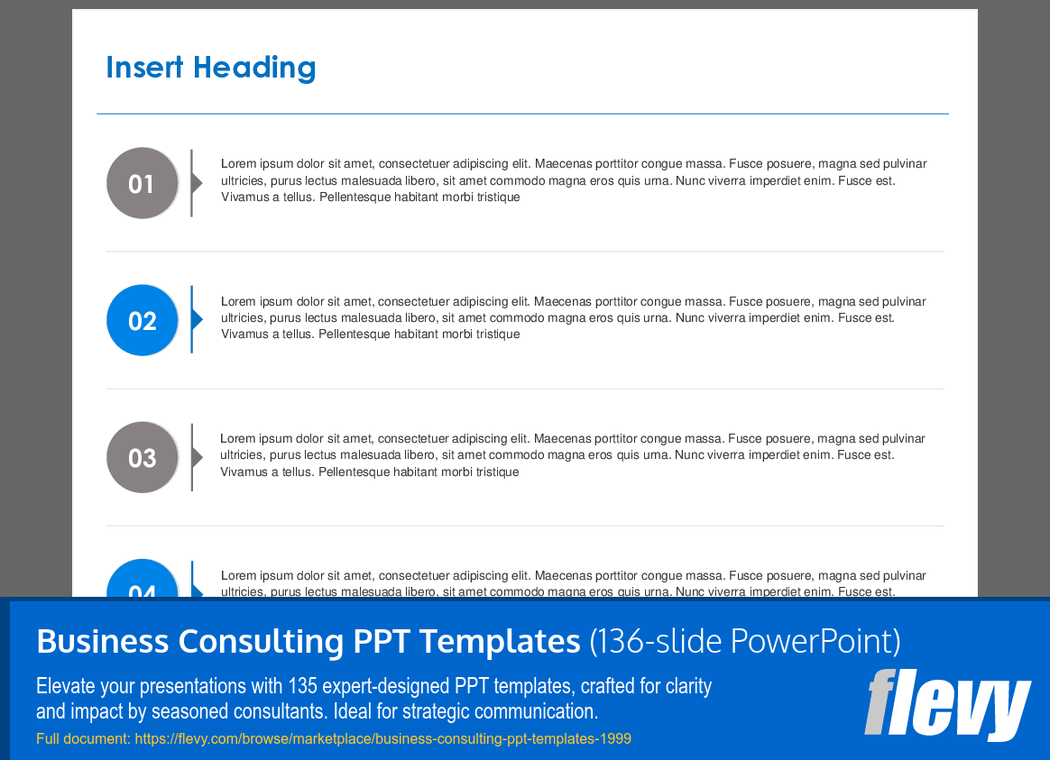 Business Consulting Ppt Templates 136 Slide Powerpoint