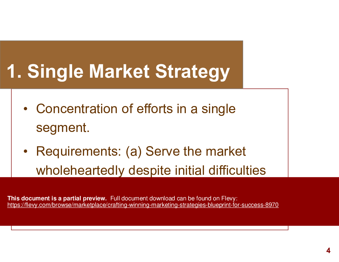 Crafting winning marketing strategies: blueprint for success ppt slide deck