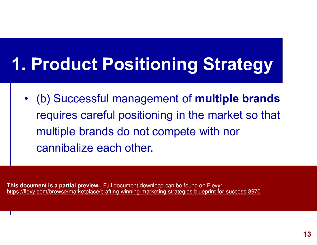 Crafting winning marketing strategies: blueprint for success ppt slide deck