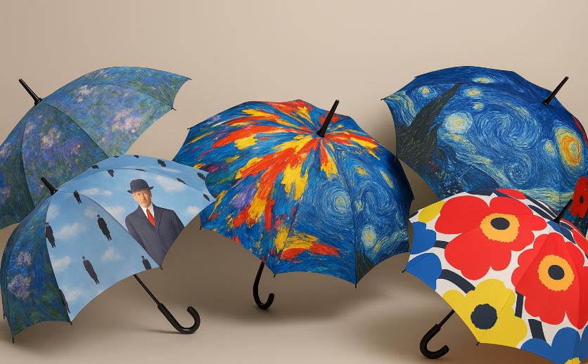 Quand un parapluie devient œuvre d’art : les plus belles créations et collaborations artistiques
