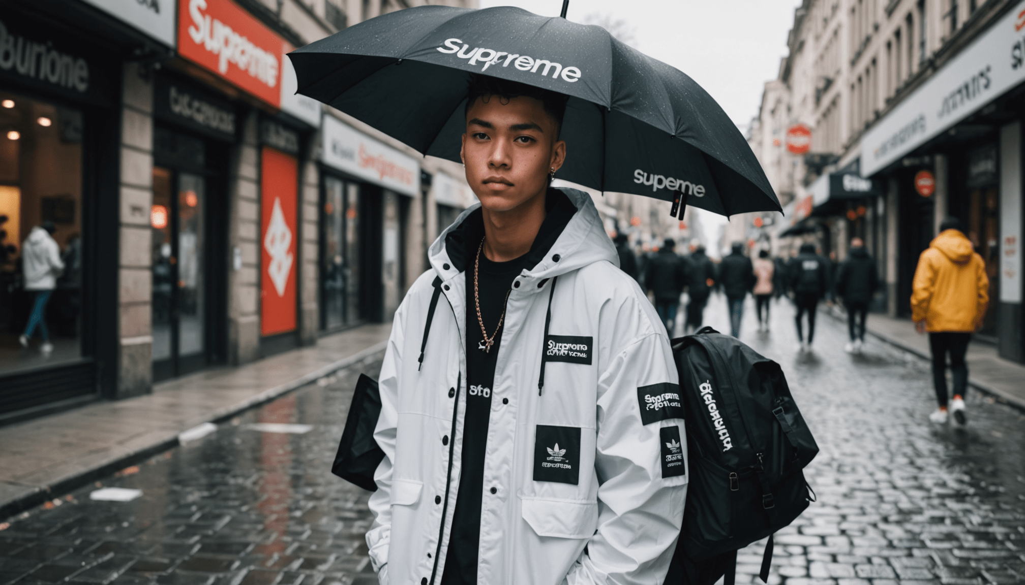 Comment intégrer un parapluie dans une tenue de streetwear ?