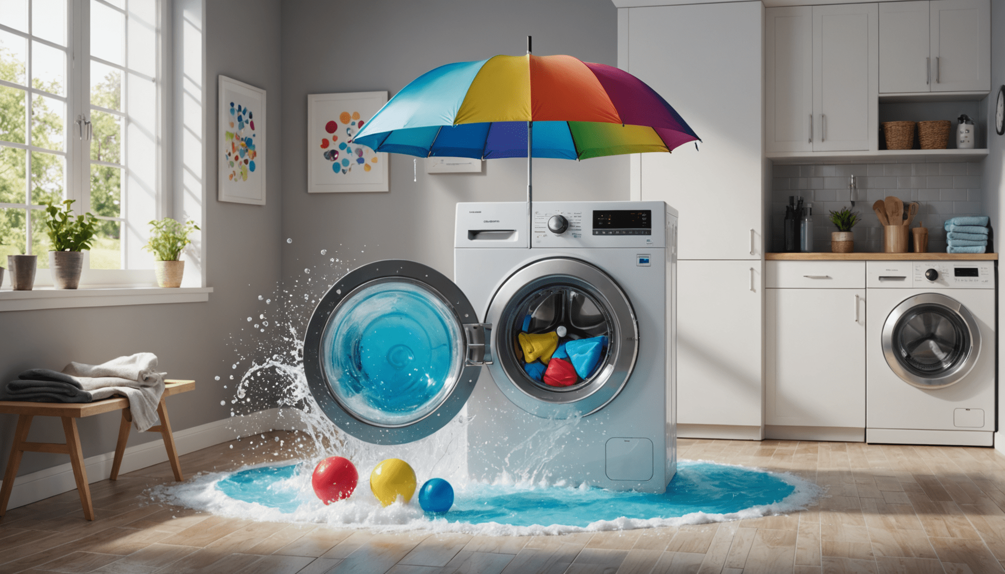 Peut-on laver un parapluie en machine ? (spoiler : non)