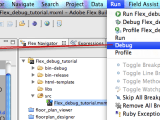 Using Adobe Flex Debugger