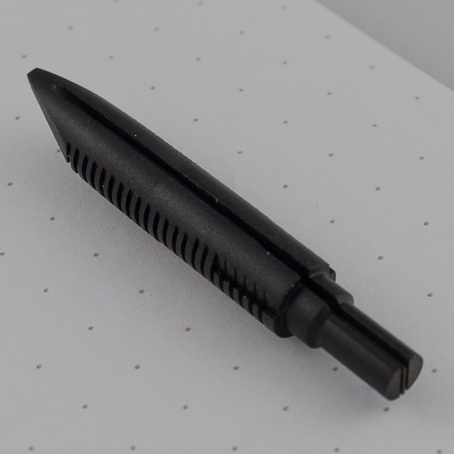 743EN Pilot 743 FA Replacement Feed, 2 Slit Ink Slot, Black
