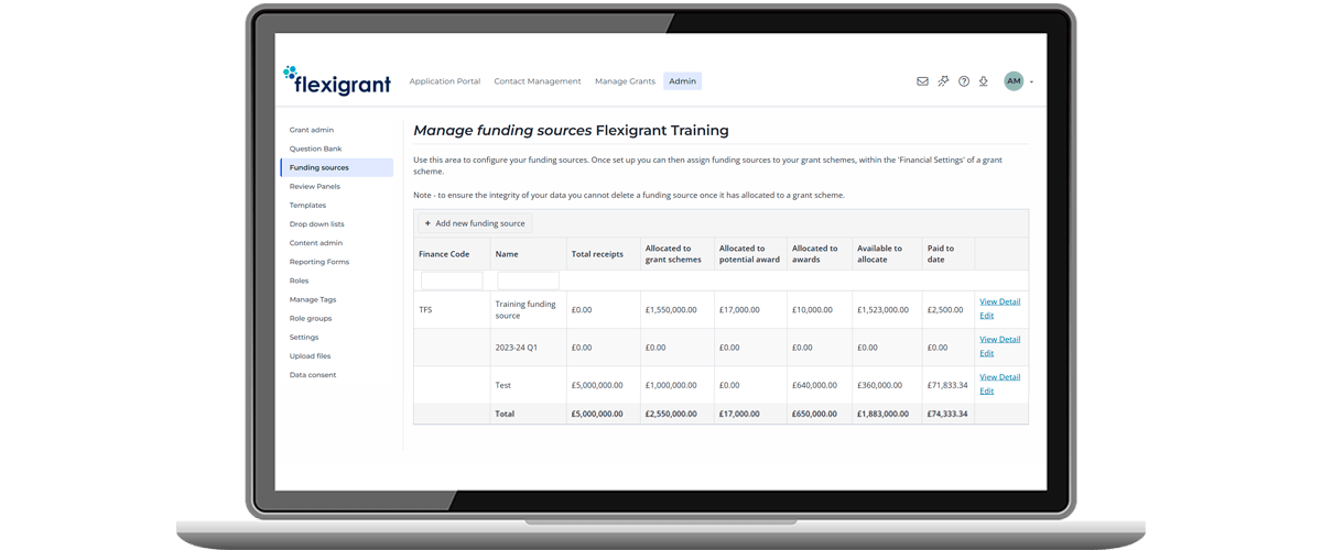 Grant Management System Flexigrant - Premium Retina City Designs | Free Download