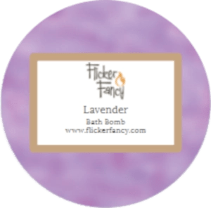 Lavender Bath Bomb - Flicker Fancy