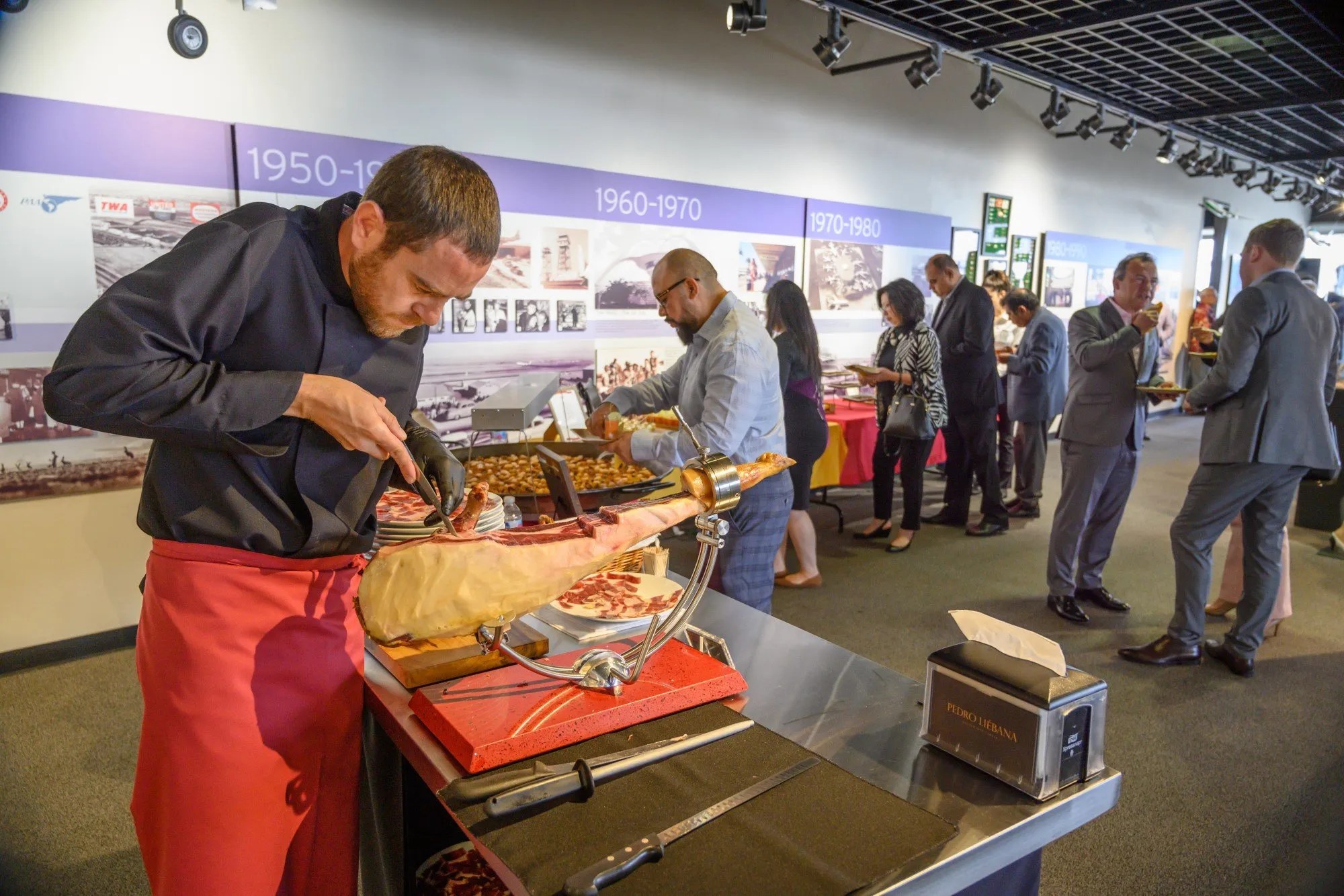 Jamón Ibérico de Bellota at Iberia BCN-LAX event