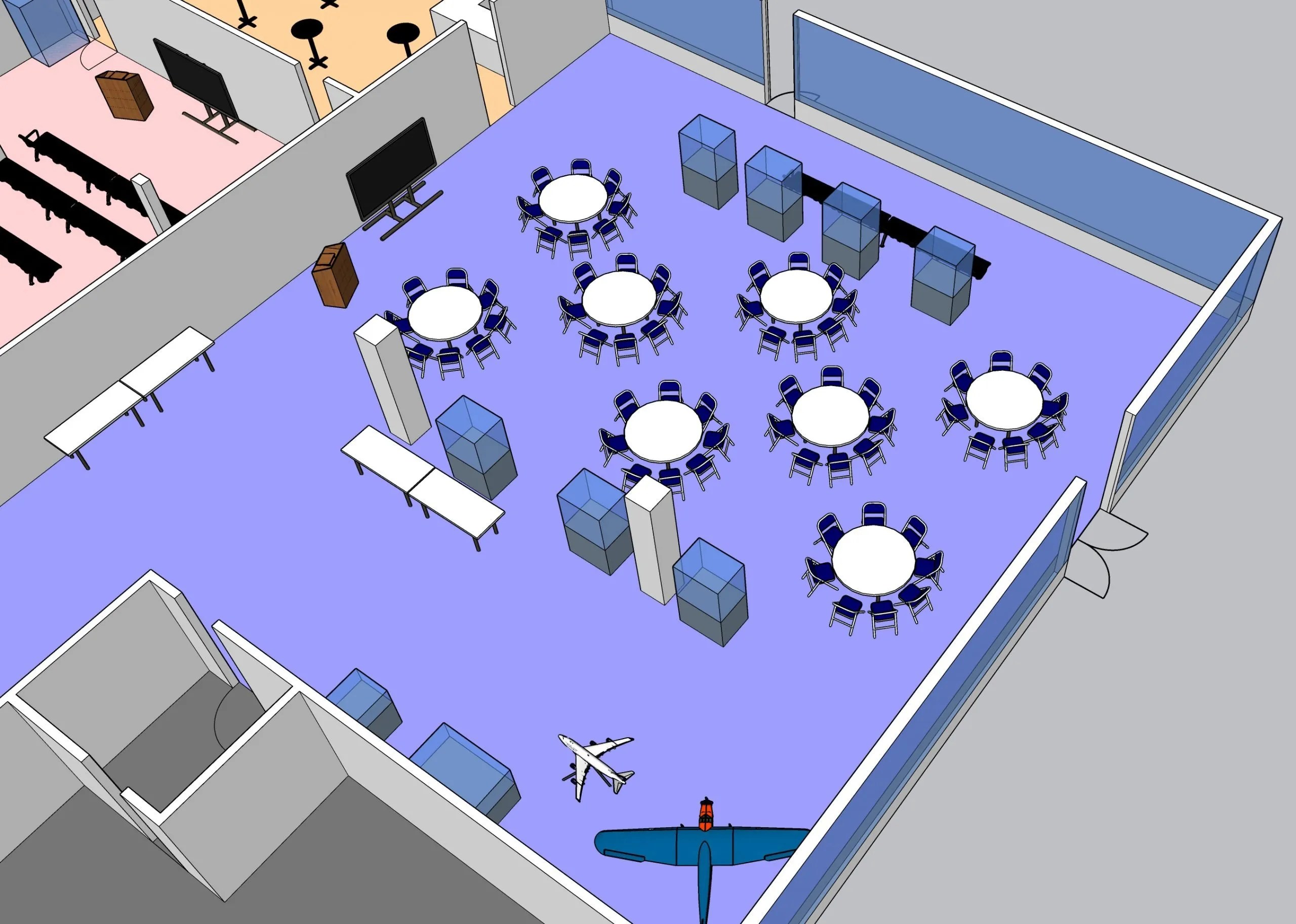 Museum Existing - Event Map - Round Tables