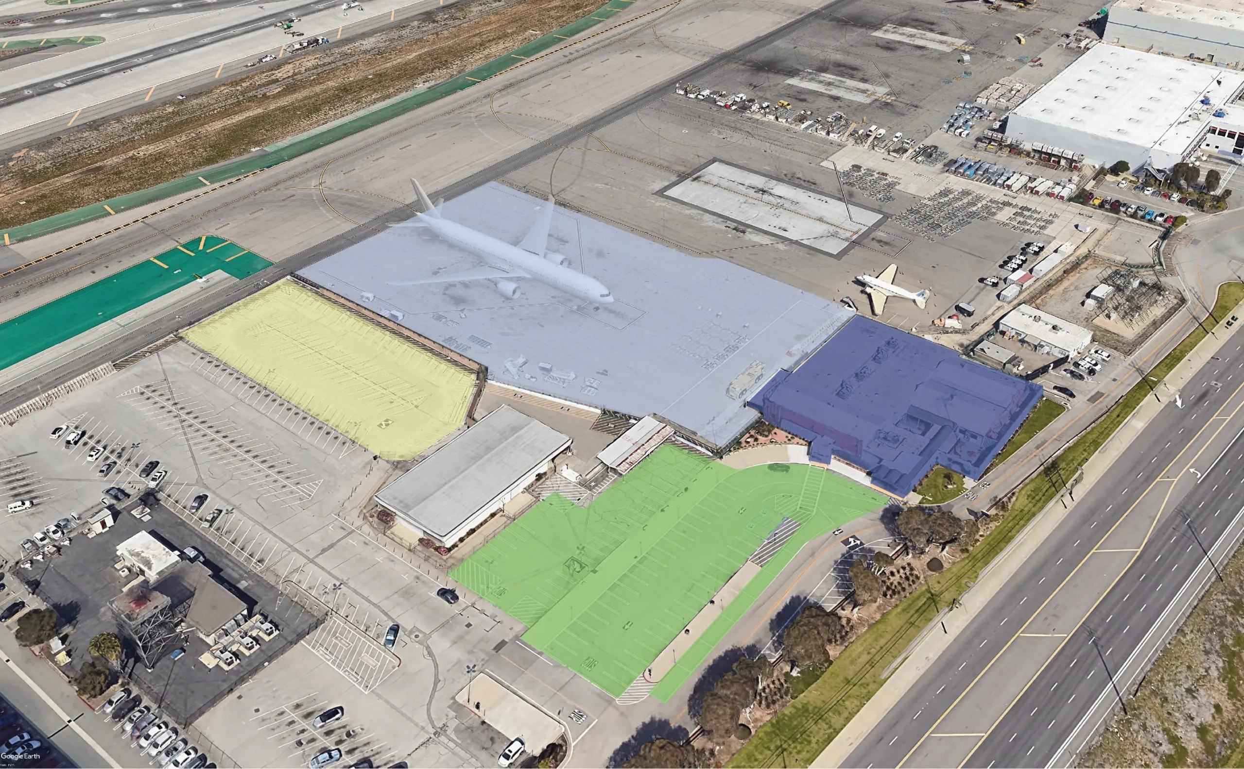 Museum areas aerial view