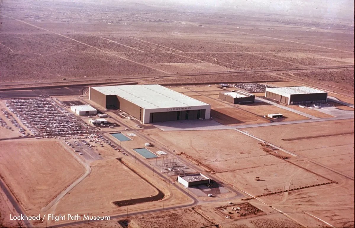 Purpose built facility for the L1011 in Palmdale California