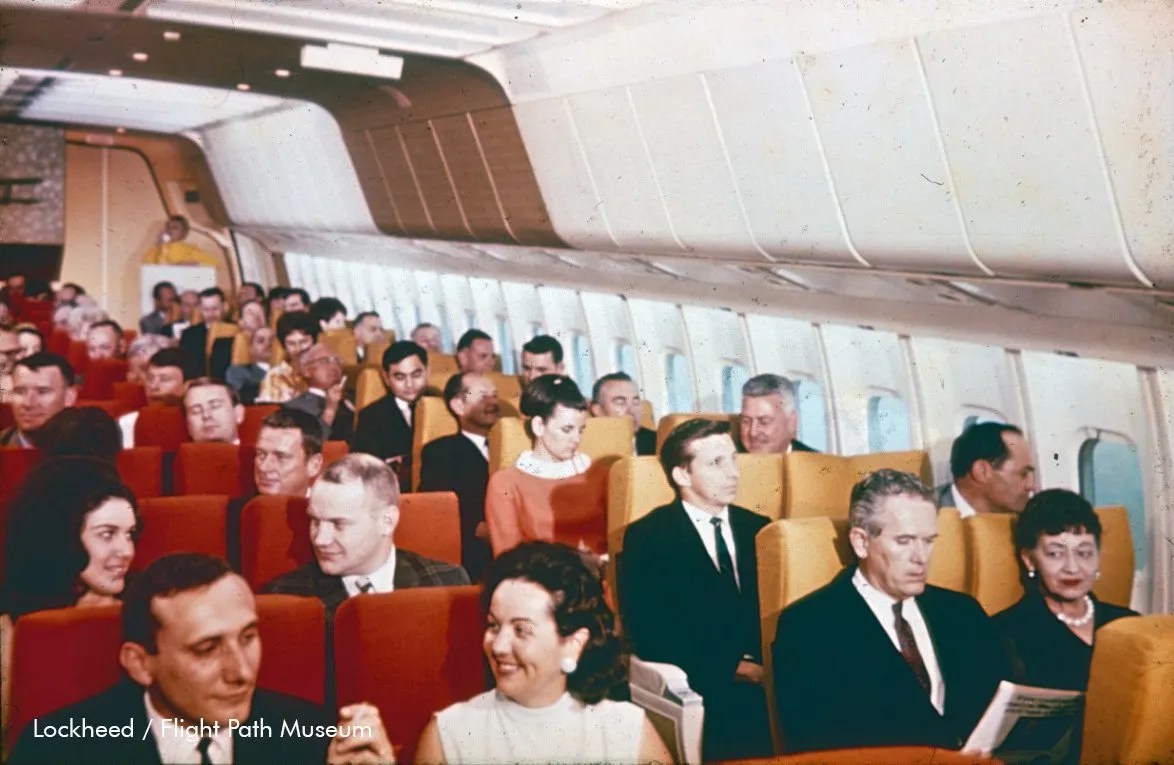 L-1011 passenger cabin